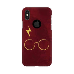 Symbols of Harry Potter Mobile Cover For Apple iPhone X With Hole