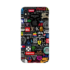 Brands Logo's Mobile Cover For Apple iPhone X With Hole