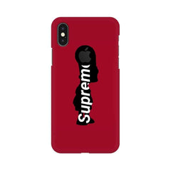 Super Me Case Mobile Cover For Apple iPhone X With Hole