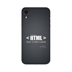 HTML Mobile Cover For Apple iPhone XR