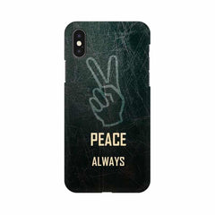 Always Peace Mobile Cover For Apple iPhone X
