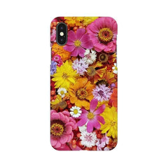 Colorful Flowers Background Mobile Cover For Apple iPhone X