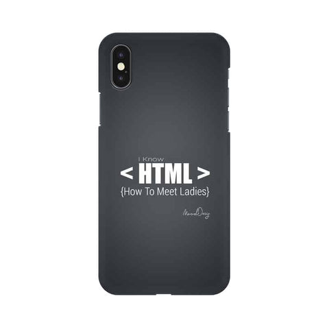 HTML Mobile Cover For Apple iPhone X