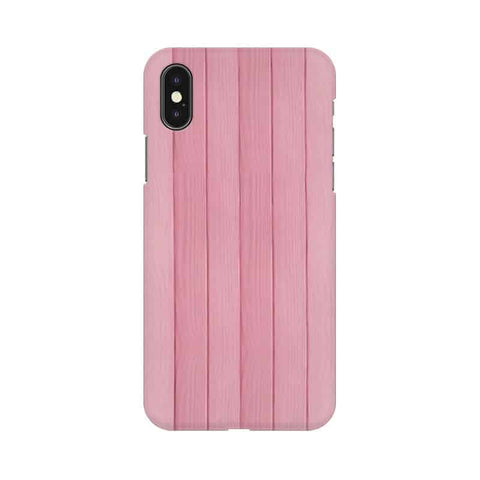 Pink Wood Mobile Cover For Apple iPhone X