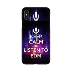 Keep Calm And Listen To EDM Mobile Cover For Apple iPhone Xs