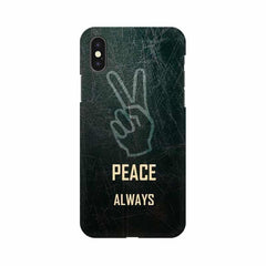 Always Peace Mobile Cover For Apple iPhone Xs