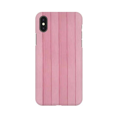 Pink Wood Mobile Cover For Apple iPhone Xs