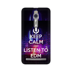 Keep Calm And Listen To EDM Mobile Cover For Asus Zenfone 2