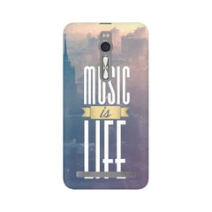 Music is Life Mobile Cover For Asus Zenfone 2