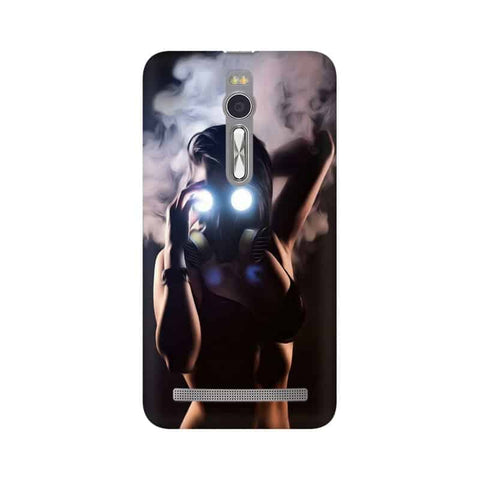 Gas Mask Girl Mobile Cover For Asus Zenfone 2