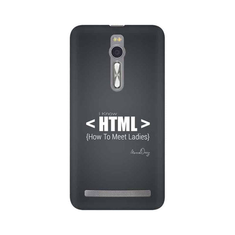 HTML Mobile Cover For Asus Zenfone 2