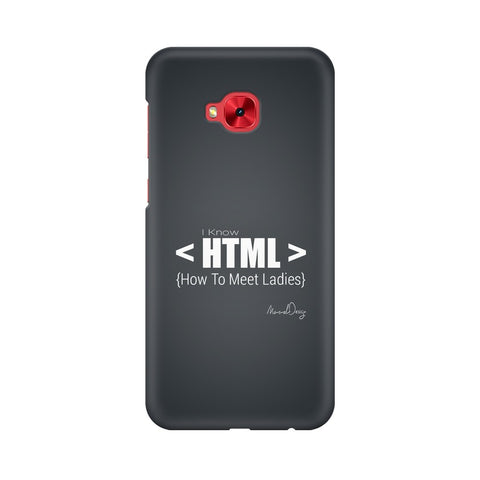 HTML Mobile Cover For Asus Zenfone 4 Selfie Pro ZD552KL