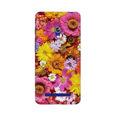 Colorful Flowers Background Mobile Cover For Asus Zenfone Go