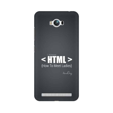 HTML Mobile Cover For Asus Zenfone Max