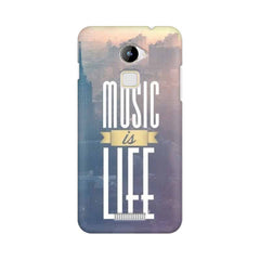 Music is Life Mobile Cover For Coolpad Note 3 Lite