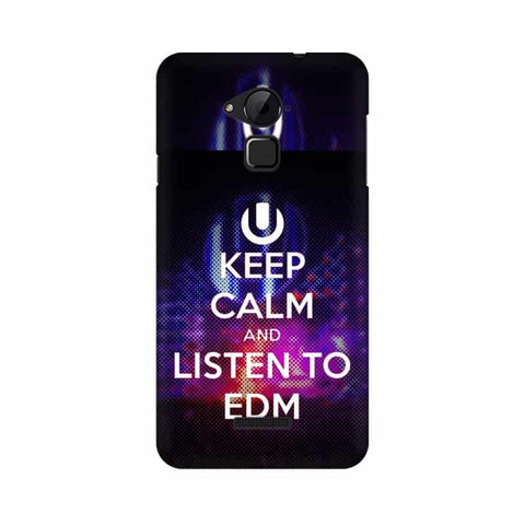 Keep Calm And Listen To EDM Mobile Cover For Coolpad Note 3