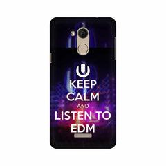 Keep Calm And Listen To EDM Mobile Cover For Coolpad Note 5