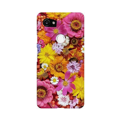 Colorful Flowers Background Mobile Cover For Google Pixel XL 2