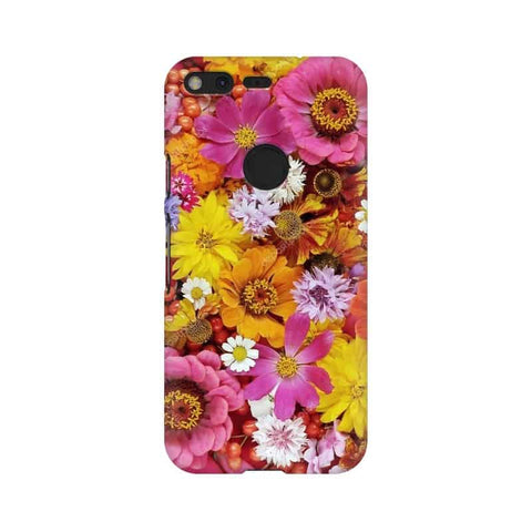 Colorful Flowers Background Mobile Cover For Google 3