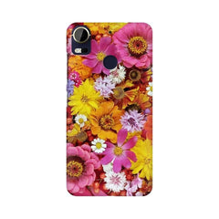 Colorful Flowers Background Mobile Cover For HTC 10 Pro