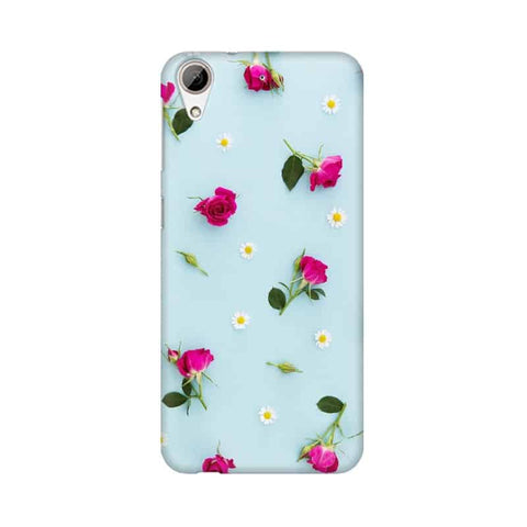 Floral Background Mobile Cover For HTC Desire 626