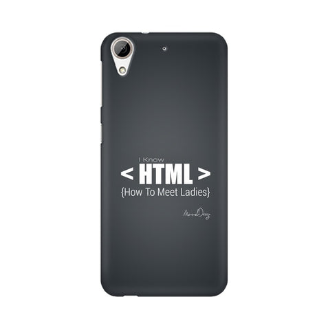 HTML Mobile Cover For HTC Desire 626