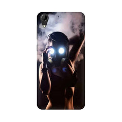 Gas Mask Girl Mobile Cover For HTC Desire 728