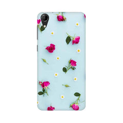 Floral Background Mobile Cover For HTC Desire 728