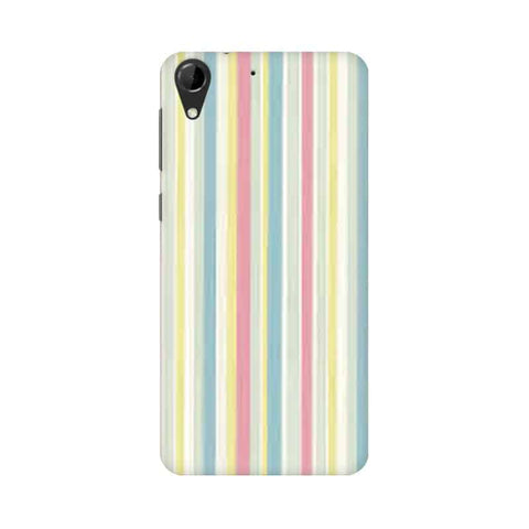 Pastel Lines Mobile Cover For HTC Desire 728