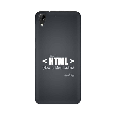 HTML Mobile Cover For HTC Desire 728