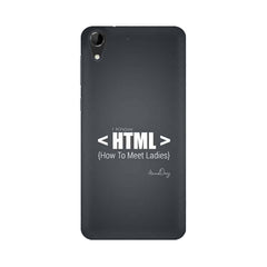 HTML Mobile Cover For HTC Desire 728