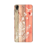 Wood Style Mobile Cover For HTC Desire 728