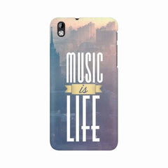 Music is Life Mobile Cover For HTC Desire 816