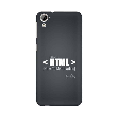 HTML Mobile Cover For HTC Desire 820
