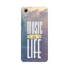Music is Life Mobile Cover For HTC Desire 826