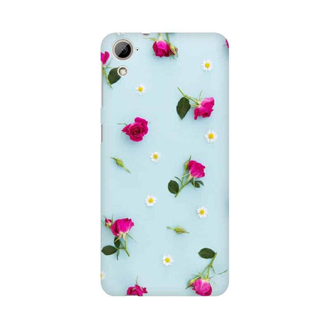 Floral Background Mobile Cover For HTC Desire 826