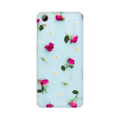 Floral Background Mobile Cover For HTC Desire 826