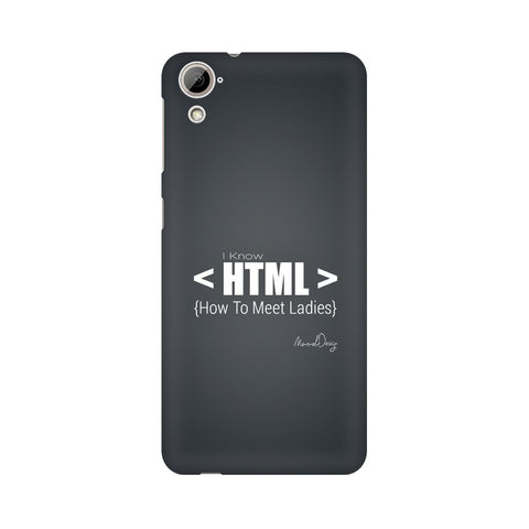 HTML Mobile Cover For HTC Desire 826