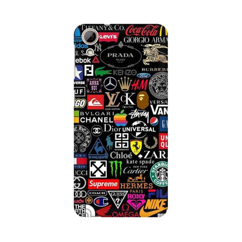 Brands Logo's Mobile Cover For HTC Desire 826