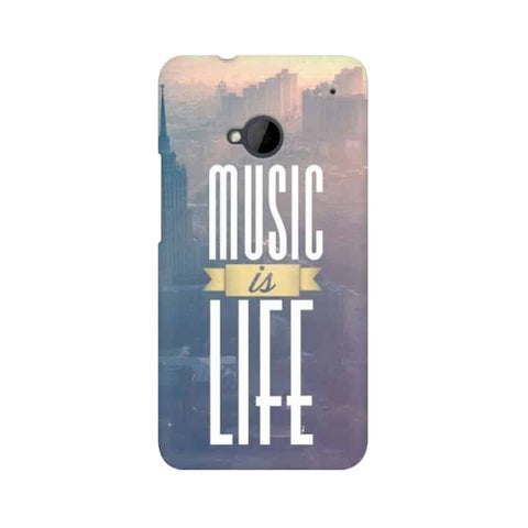 Music is Life Mobile Cover For HTC One M7