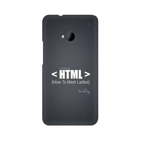 HTML Mobile Cover For HTC One M7