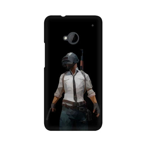 PUBG Printed Mobile Cover For HTC One M7