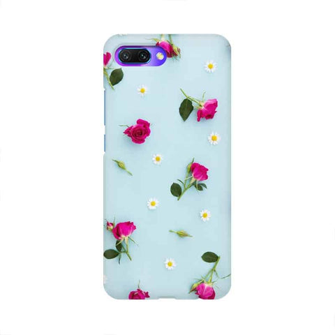 Floral Background Mobile Cover For Huawei Honor 10