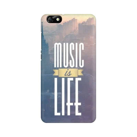 Music is Life Mobile Cover For Huawei Honor 4X