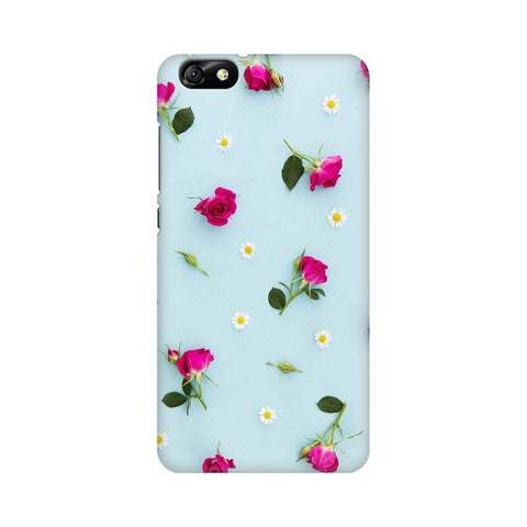 Floral Background Mobile Cover For Huawei Honor 4X