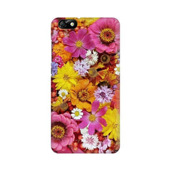 Colorful Flowers Background Mobile Cover For Huawei Honor 4X