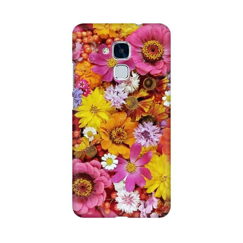 Colorful Flowers Background Mobile Cover For Huawei Honor 5c