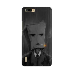 Smoking in The Rain Mobile Cover For Huawei Honor 6 Plus