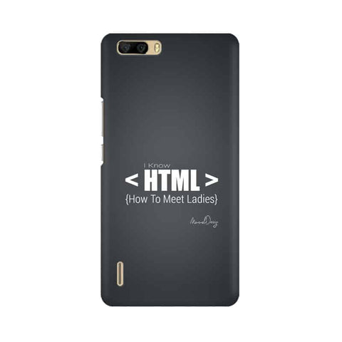 HTML Mobile Cover For Huawei Honor 6 Plus