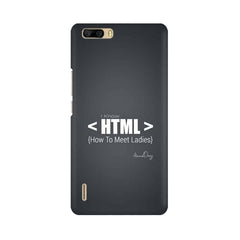 HTML Mobile Cover For Huawei Honor 6 Plus